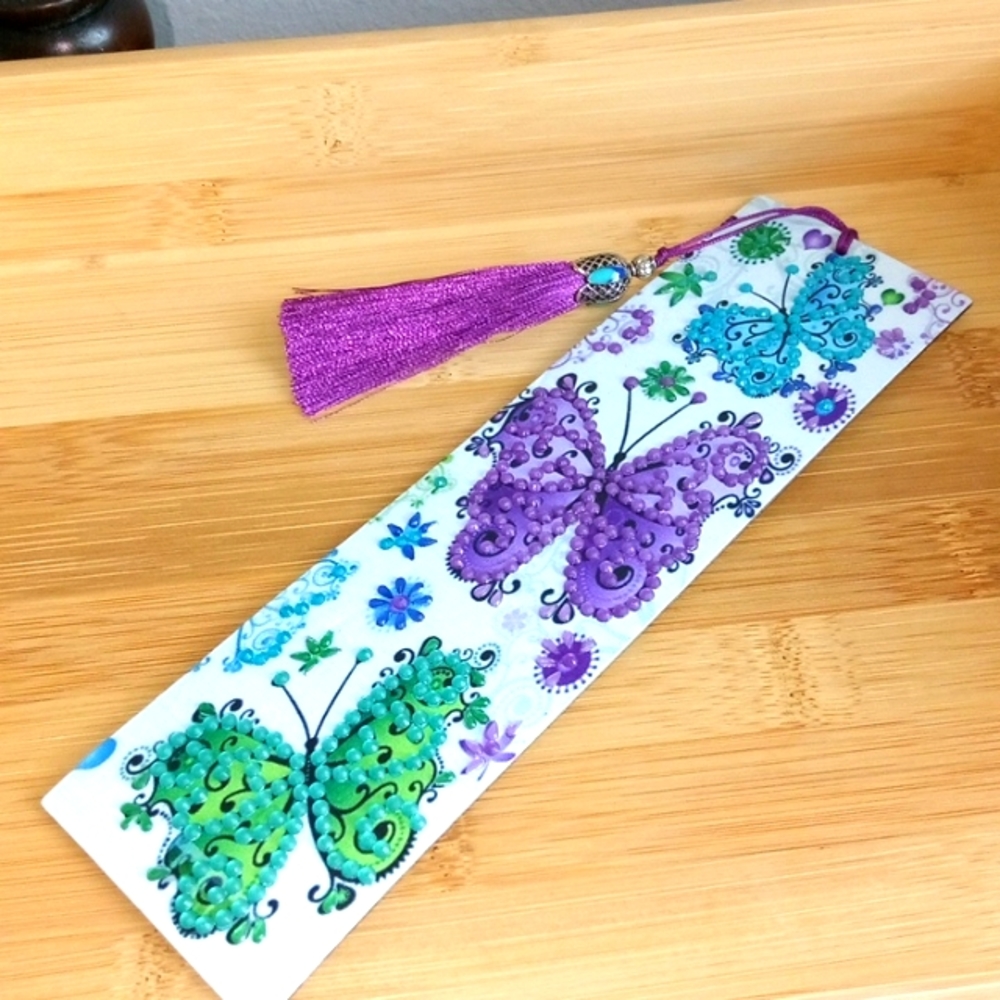 Handmade Rhinestone Bookmark